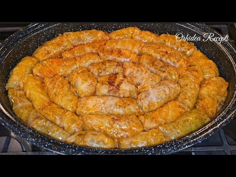 RECEPT ZA SARMA OD KISELA ZELKA / HOW TO MAKE CABBAGE ROLLS RECIPE #sarma #cabbagerolls