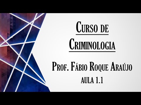 Criminology Course - Class 1.1