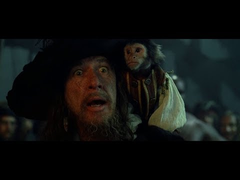 Pirates of the Caribbean: The Curse of the Black Pearl - Elizabeth Meets Barbossa (HD)