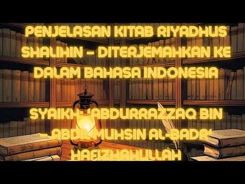 21 🇮🇩 Penjelasan Kitab Riyadhus Shalihin – Diterjemahkan ke dalam Bahasa Indonesia 🇮🇩