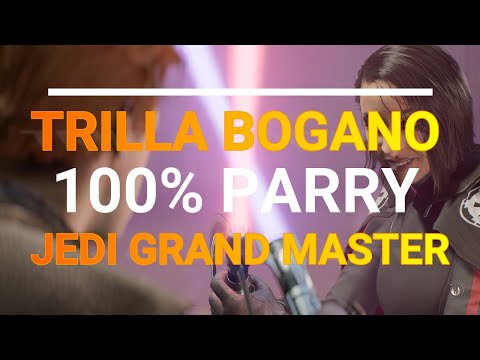 Jedi Fallen Order - Trilla 3rd Encounter Bogano 100% Parry (Jedi Grand Master)