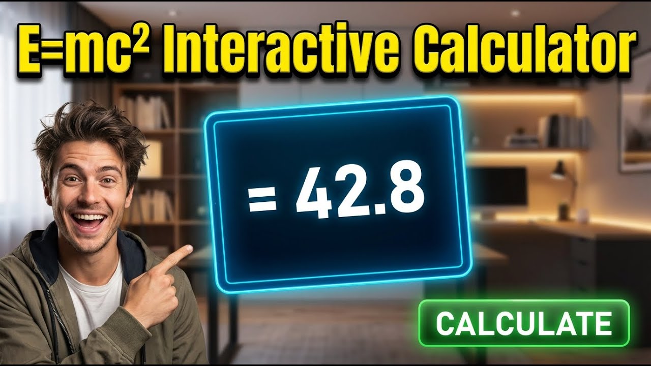 E=mc² Interactive Calculator