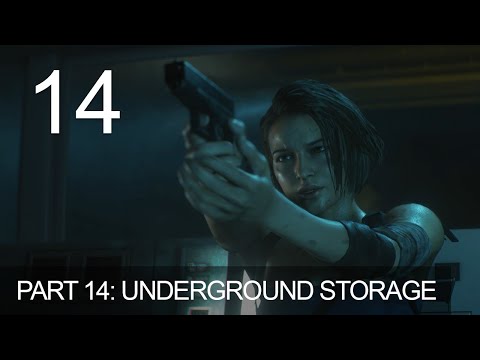 Resident Evil 3 Remake Underground Storage Walkthrough Gameplay Part 14