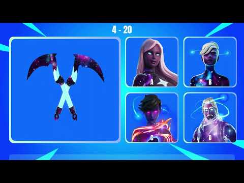 Guess whose skin the pickaxe is | Fortinite quiz #1