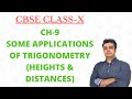 Ch 9 Some Applications Of Trigonometry Heights Distances NCERT Class 10 Maths