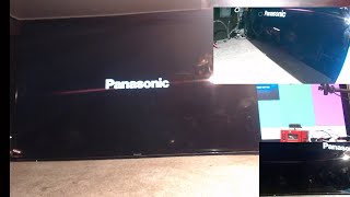 Panasonic 58AX802B stuck on logo