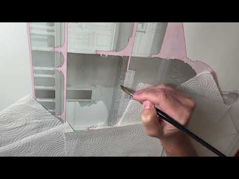 Graded Wash in Indian Ink