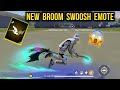 New Broom Swoosh Emote Gameplay New Faded Wheel Free Fire