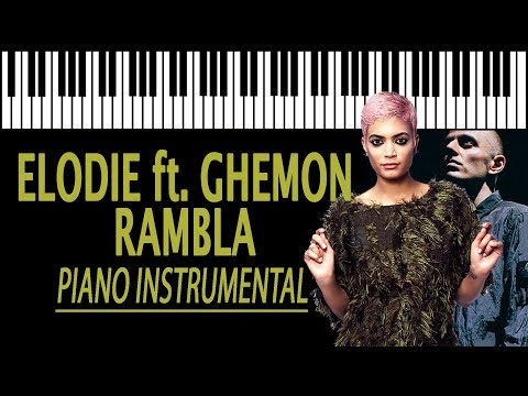 ELODIE - Rambla KARAOKE  ft. Ghemon (Piano Instrumental)
