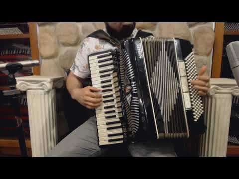 4539 - Black Acmette Piano Accordion LMMH 41 120 $1199