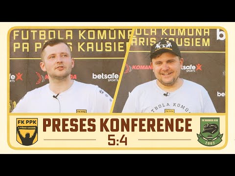 FK PPK/Betsafe - ASK Kadaga 5:4 PRESES KONFERENCE