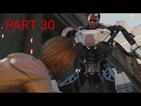 Spider-Man PS4 Part 30 Silver Lining DLC - Cyborg Hammerhead Boss Fight! Teaching Miles How To Swing