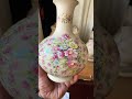 Vintage 🇵🇹 Portugal Ceramic vase so beautiful with hand painted flowers 💐