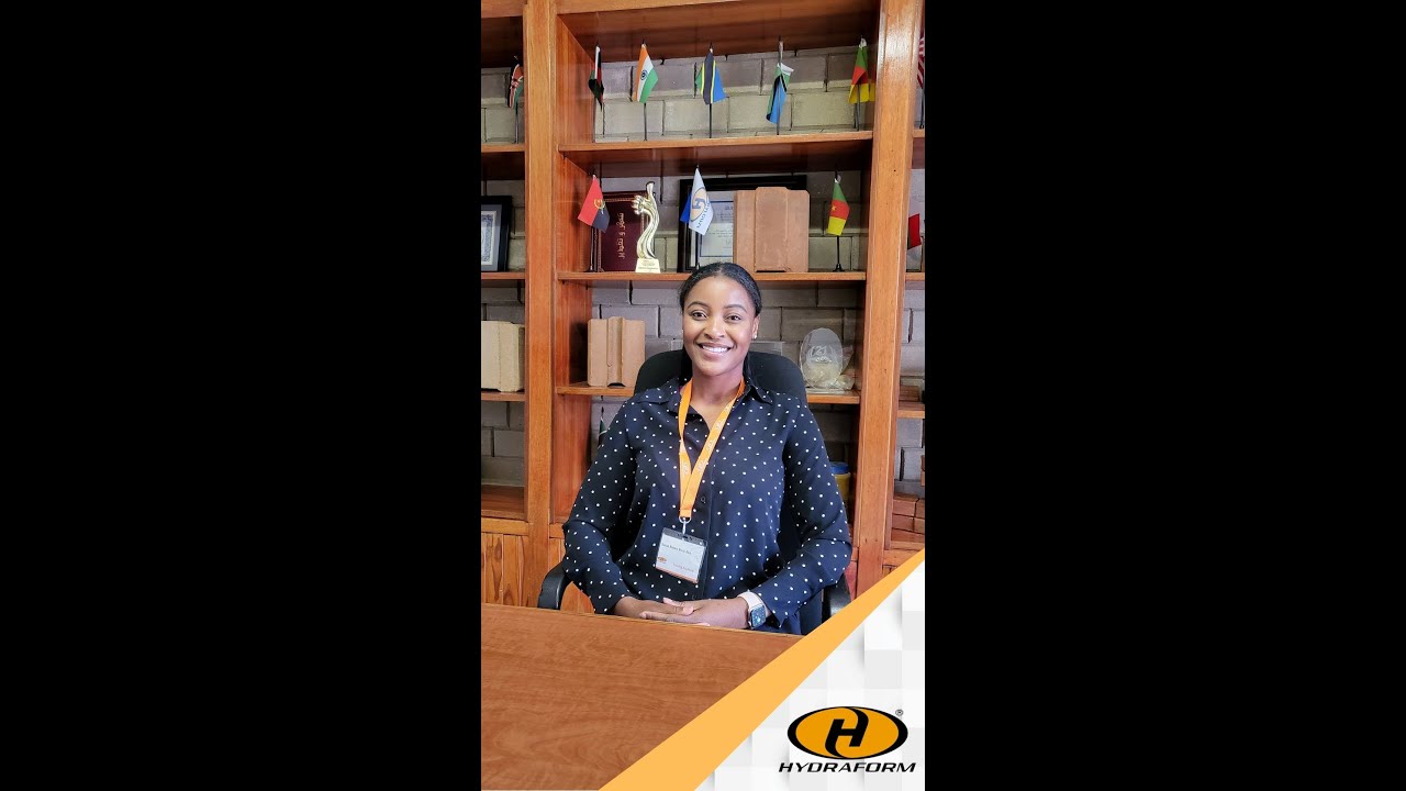 Sarah Bukasa - Top Student at the Hydraform Training Academy, July 2023