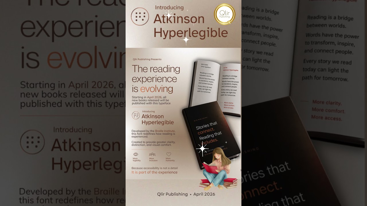 Why Qlir Publishing Is Adopting Atkinson Hyperlegible in 2026 | Accessible Reading Matters