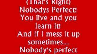 Miley Cyrus - Nobodys Perfect With Lyrics