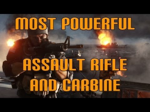 BF4: What's the Most Powerful Assault Rifle & Carbine (SCAR-H vs ACE 52)
