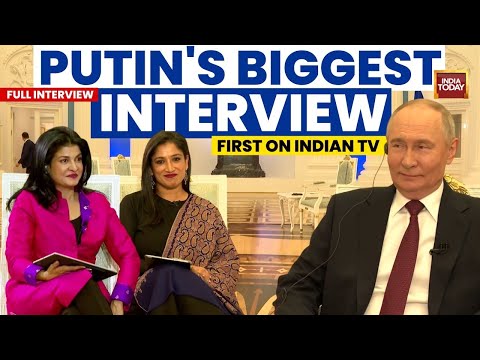 India Today World Exclusive: Russian President Vladimir Putin's Biggest & 1st Interview On Indian TV