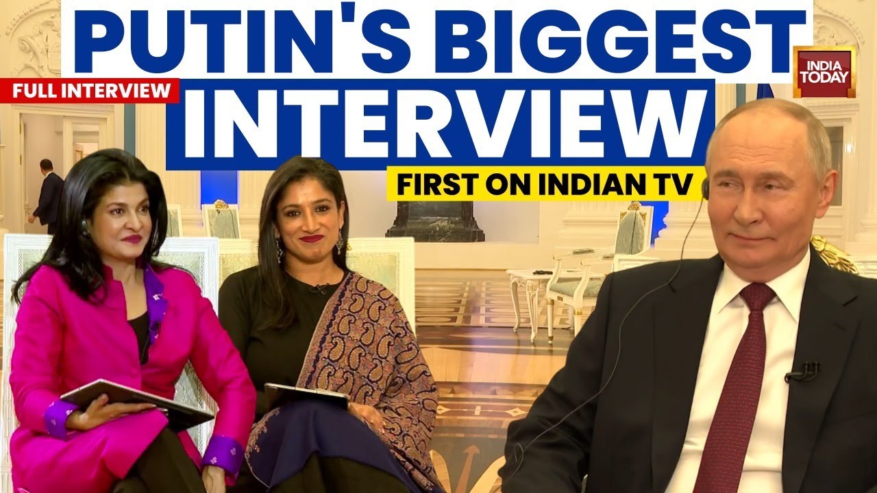 India Today World Exclusive: Russian President Vladimir Putin's Biggest &amp; 1st Interview On Indian TV