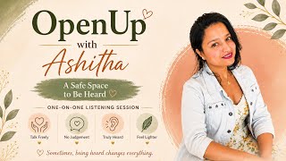Openup with Ashitha and Feel Lighter 💕 #openup #ashitha #openupwithashitha #feelthemagic #feellight