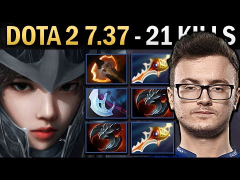 Phantom Assassin Gameplay Miracle with 21 Kills and 2 Rapiers - Dota 7.38