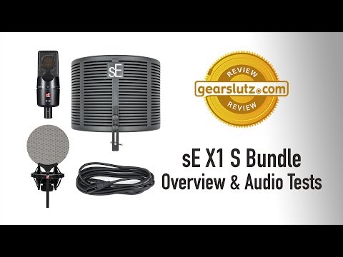 sE Electronics X1 S Studio Bundle | Lg. Diaphragm Condenser w/ Shock Mount, Reflection Filter, Cable image 24