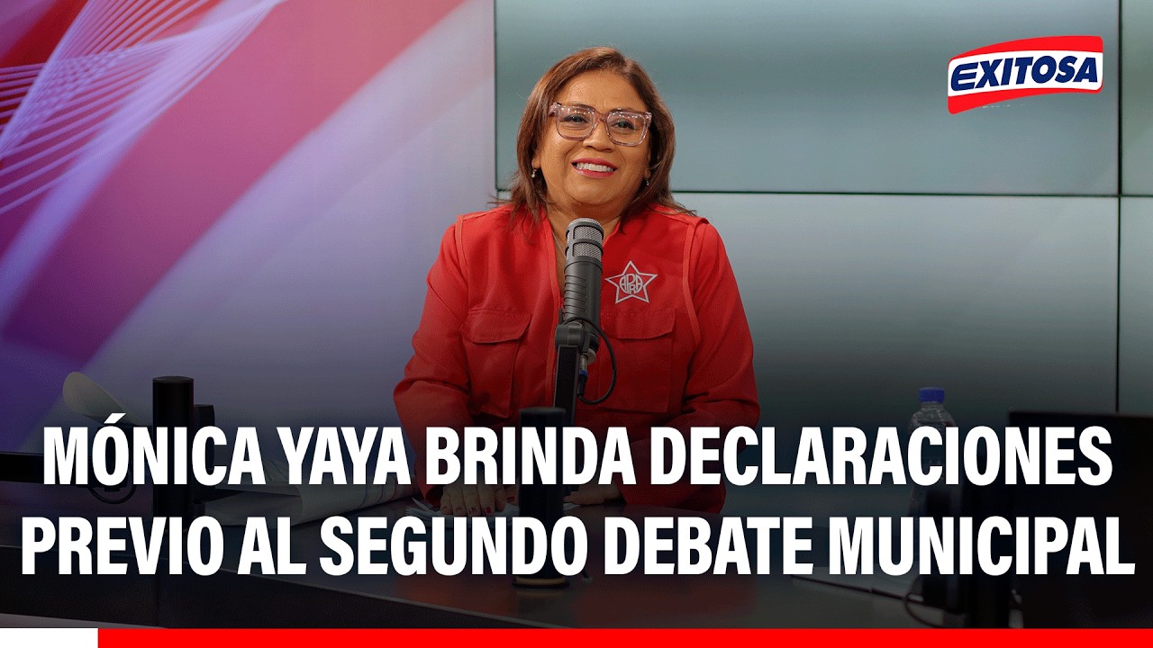🔴🔵 Mónica Yadira Yaya brinda declaraciones previo al segundo debate municipal