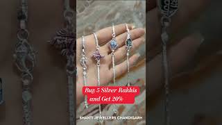 Special silver rakhi for the rakhi season, 20% off  | Raksha Bandhan #silver