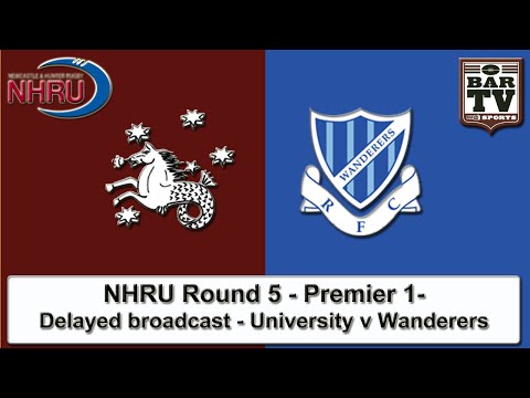 2015 NHRU - Round 5 - Premier 1 - Delayed Broadcast - University v Wanderers