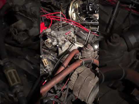 Sbc 350 MSD 6AL Ignition Rev Limiter Distributor Coil Start Up After Mods Part 8