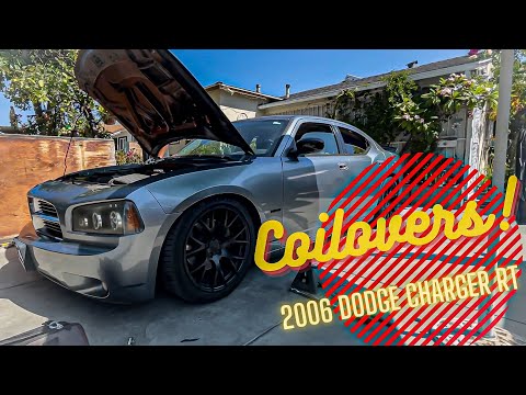 2006 Dodge Charger RT Coilovers!! install MaxpeedingRods!!!