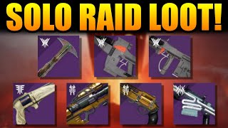 All Solo Raid Loot - 21 Raid Chests Per Week Without A Team