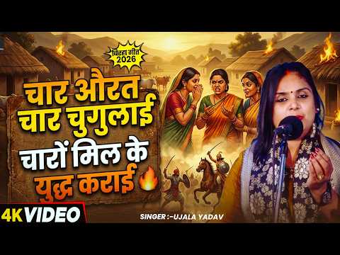 #Video। #Ujala Yadav का जबरजस्त बिरहा। चार औरत चार चुगुलाई चारों मिल के युद्ध कराई। Bhojpuri #Birha