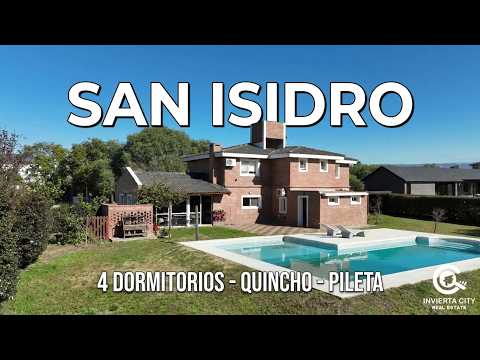 Casa de Lujo 4 dormitorios con quincho, asador y pileta en Country San Isidro (Villa Allende)