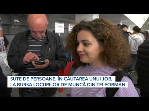 SUTE DE PERSOANE, ÎN CĂUTAREA UNUI JOB, LA BURSA LOCURILOR DE MUNCĂ DIN TELEORMAN