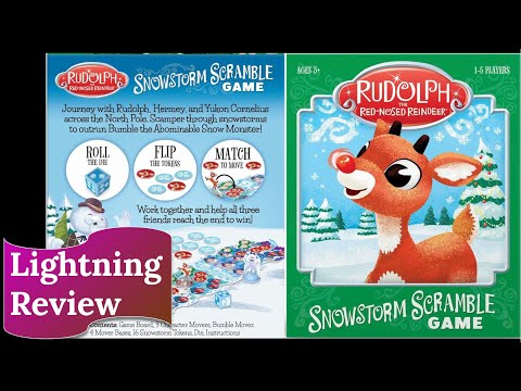 Rudolph the Red-Nose Reindeer: Snowstorm Scramble Game - Review