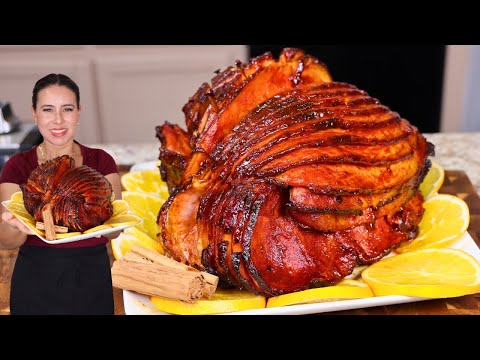 Jamón Glaseado con Naranja y Guajillo (Receta Fácil y Espectacular)