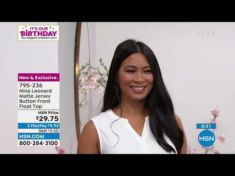 HSN | Nina Leonard Fashions Celebration 07.27.2022 - 03 PM