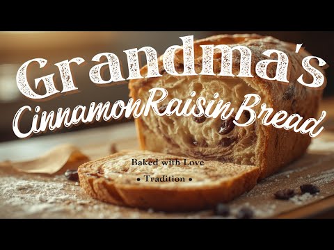 How to Make Delicious Cinnamon Raisin Bread | Easy Homemade Bread Recipe! #cinnamonraisinbread