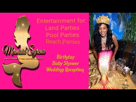 Promotional video thumbnail 5 for Mermaid Syrena Entertainment for Parties and Events