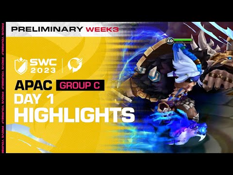 HIGHLIGHTS | ASIA-PACIFIC Preliminary Group C DAY 1 | SWC2023 | Summoners War