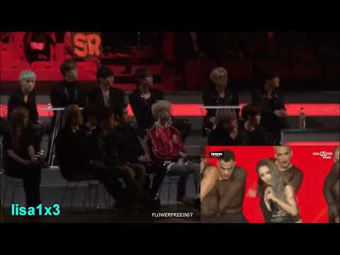 151202 BTS, GOT7 reaction to Jolin Tsai - Play @MAMA 2015