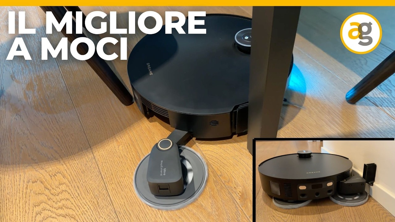 ROBOT LAVAPAVIMENTI SNODATO, PULISCE ZOCCOLINI. Recensione DREAME X60 pro ultra