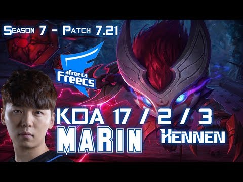 AFs MaRin KENNEN vs URGOT Top - Patch 7.21 KR Ranked