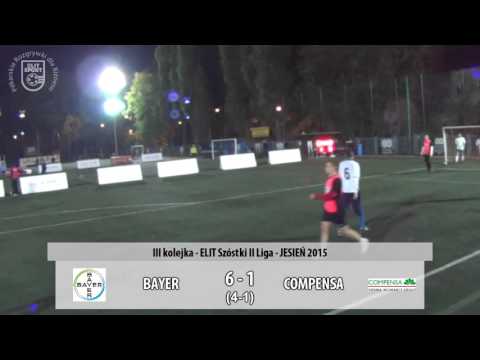 BAYER 13:2 COMPENSA - ELIT Szóstki II Liga JESIEŃ 2015