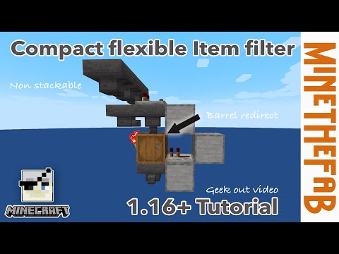 Compact Flexible Item Filter for Tight Spaces