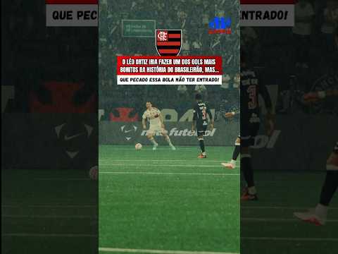 O GOL DE PLACA DO LÉO ORTIZ EM VASCO X FLAMENGO SÓ NÃO ACONTECEU POR CENTÍMETROS!