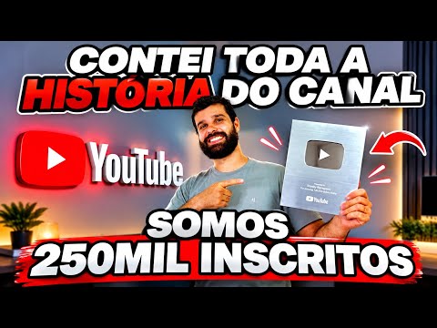 CHEGAMOS AOS 250MIL INSCRITOS | VÍDEO DE AGRADECIMENTO 🙏