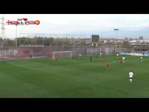 Bukayo Saka goal * England U19 5-0 North Macedonia U19