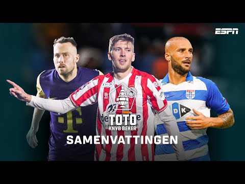 7️⃣ Bekerduels op donderdag 🍿 | ALLE SAMENVATTINGEN | TOTO KNVB Beker